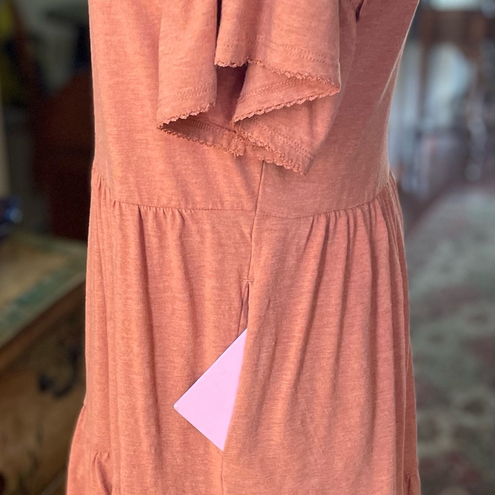 “MATILDA JANE” Terracotta Casual Cotton Dress.
Size: S - Picture 4 of 7
